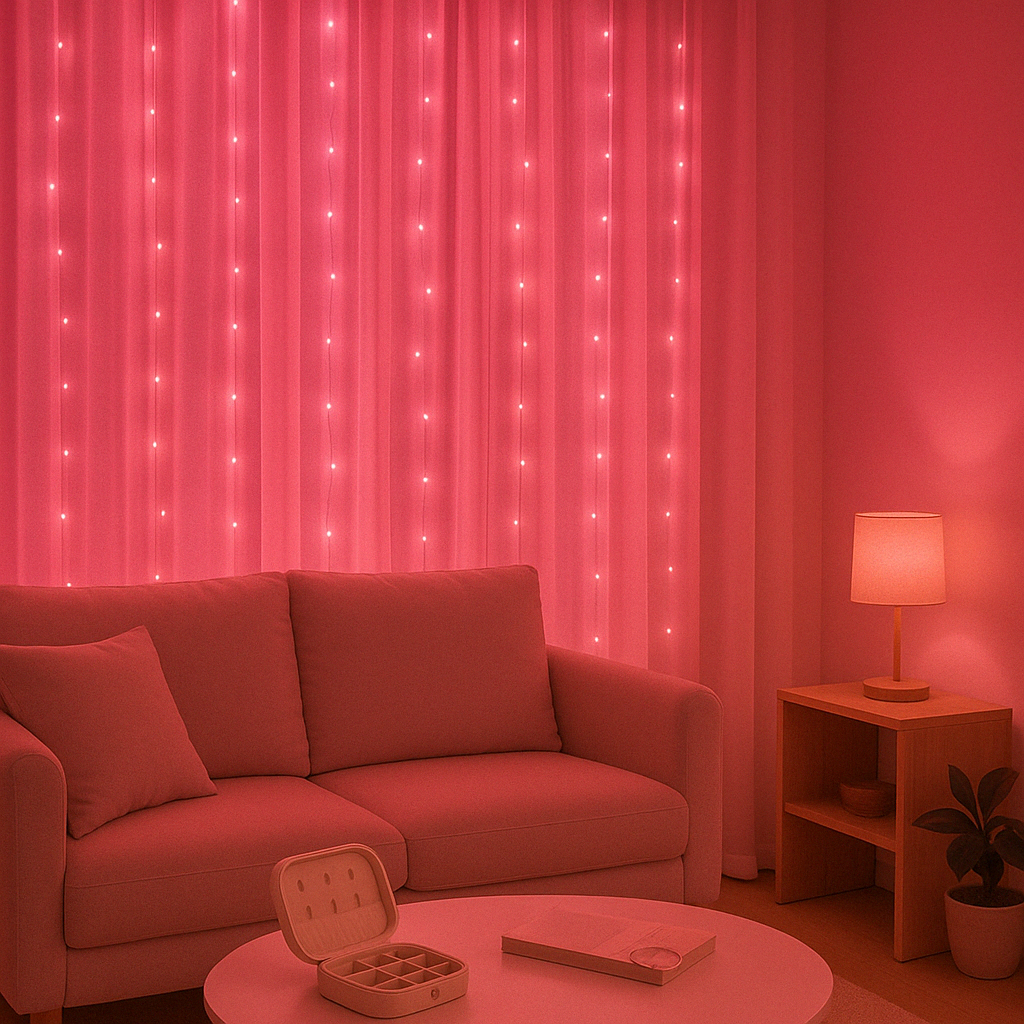 Guirlande LED pour Fenêtre – Ambiance Magique et Lumineuse