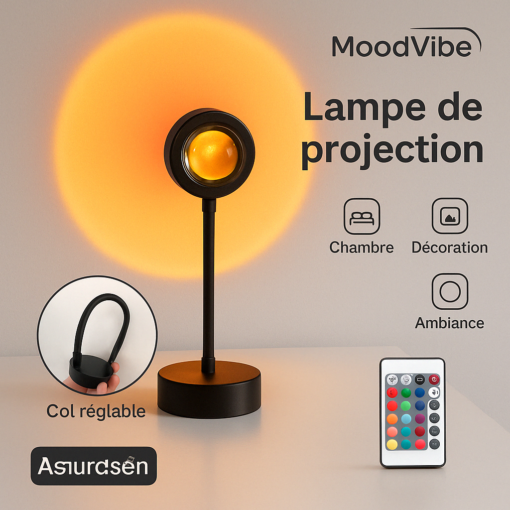 Sunset Lamp – Golden Ambiance & Insta-Ready