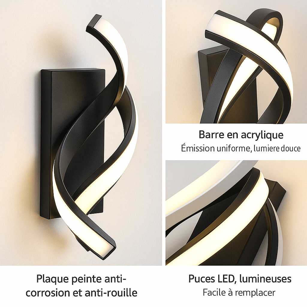 Lampe de nuit douce & élégante