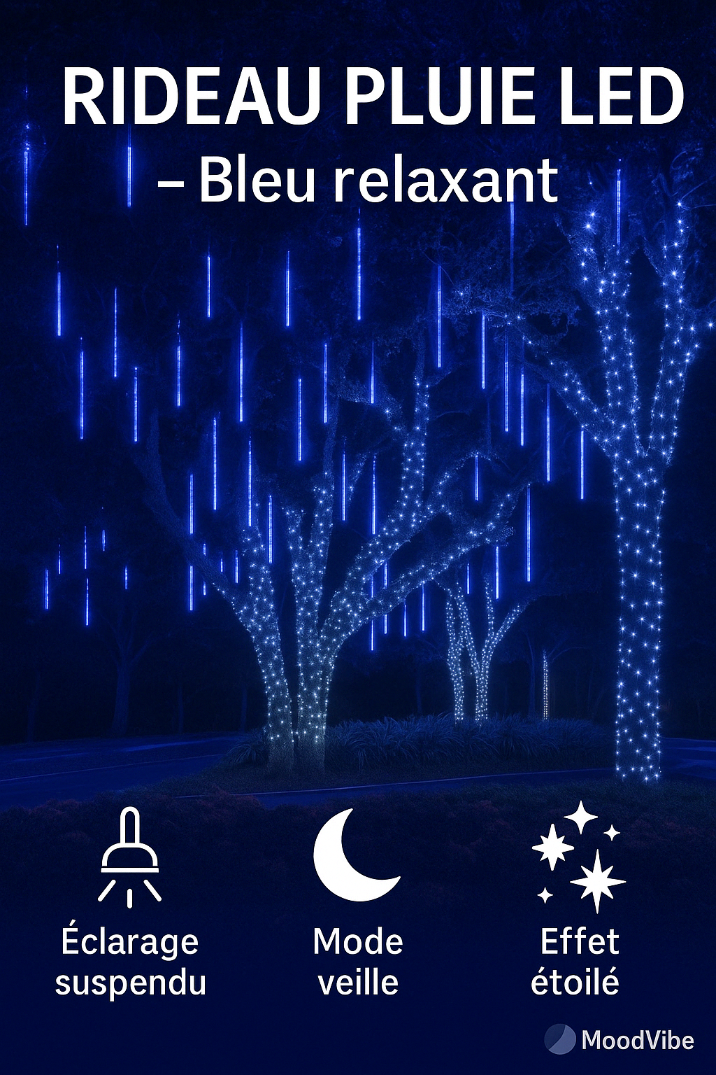 Guirlande Météore LED – Pluie de Lumière pour Ambiance Féérique