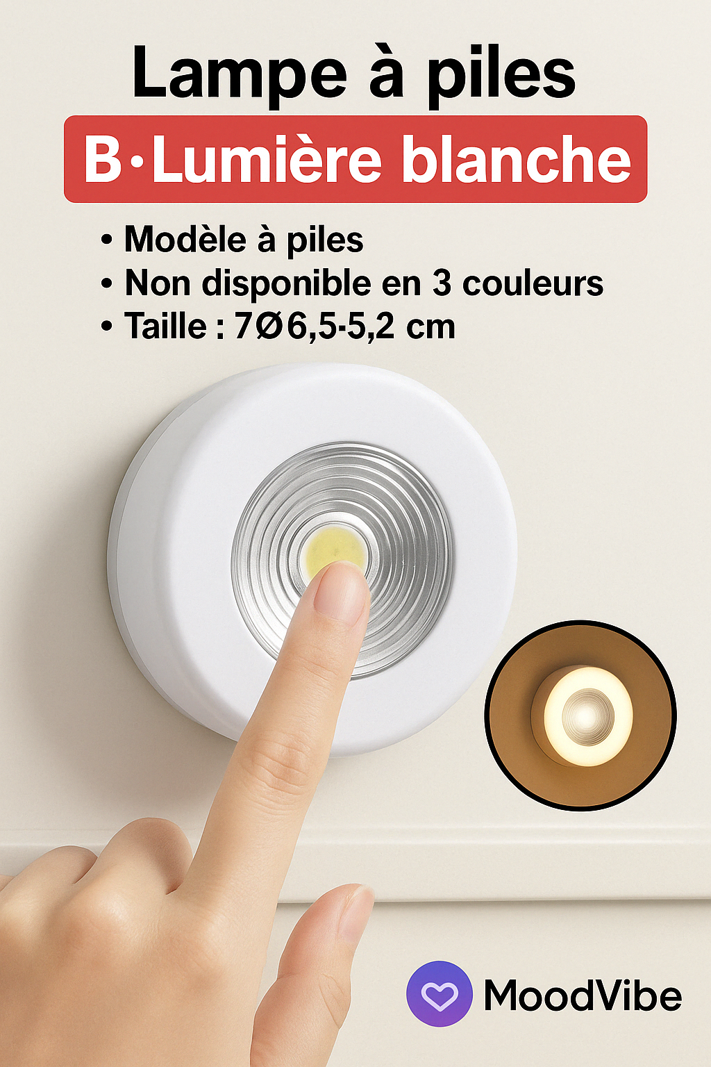 Mini Veilleuse LED USB – Lumière Douce, Design Nomade