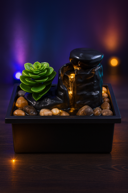 Fontaine Zen de Table - Ambiance Apaisante et Élégance Naturelle