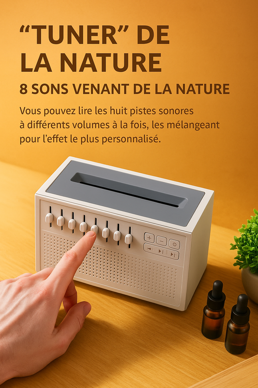 Tuner Naturel – Machine à Sons Relaxants 8 en 1