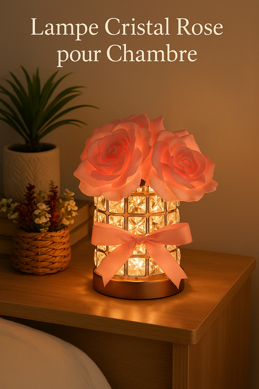 Pink Crystal Lamp – Luminous &amp; Romantic Elegance