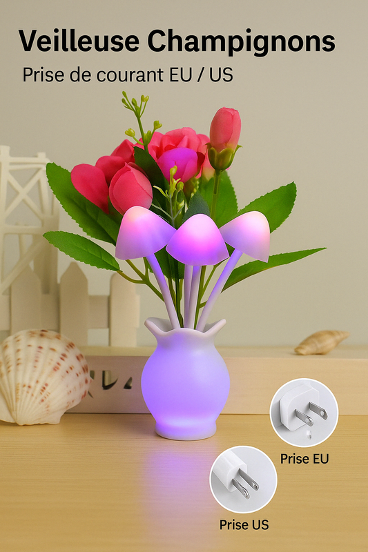 Sensory Flower Lamp – Natural Elegance and Touch Light