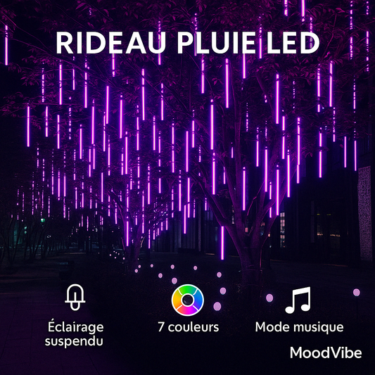 Guirlande Météore LED – Pluie de Lumière pour Ambiance Féérique