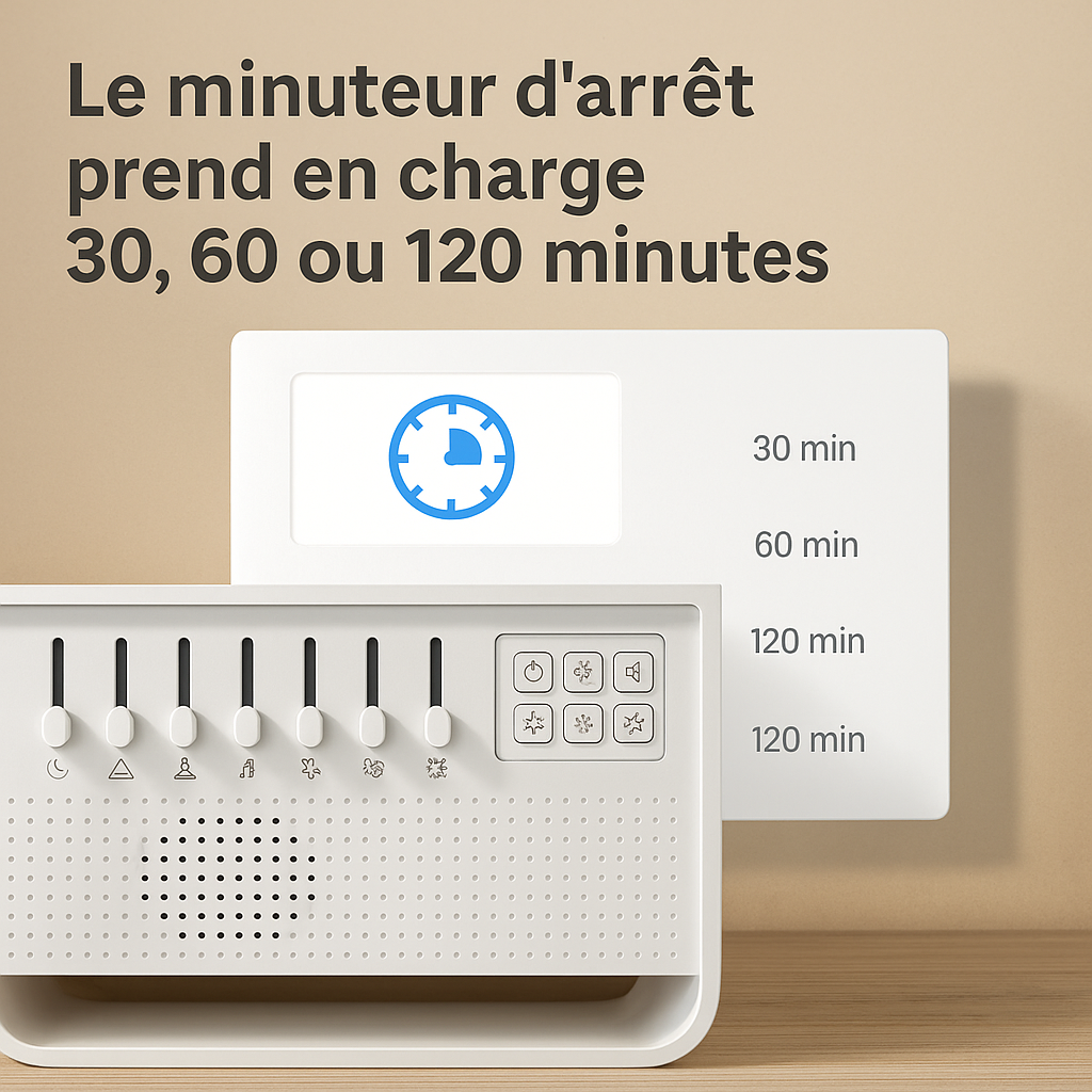 Tuner Naturel – Machine à Sons Relaxants 8 en 1