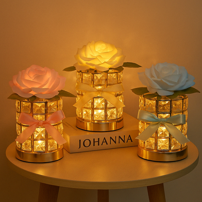 Pink Crystal Lamp – Luminous &amp; Romantic Elegance