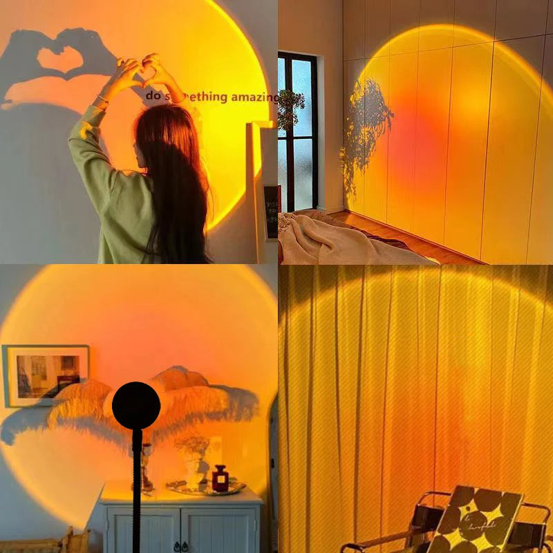 Sunset Lamp – Golden Ambiance &amp; Insta-Ready 